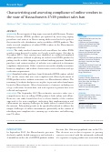 Cover page: Characterizing and assessing compliance of online vendors to the state of Massachusetts ENDS product sales ban