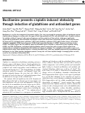 Cover page: Bucillamine prevents cisplatin-induced ototoxicity through induction of glutathione and antioxidant genes