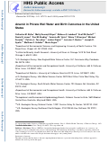 Cover page: Arsenic in private well water and birth outcomes in the United States.