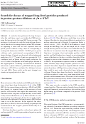 Cover page: Search for decays of stopped long-lived particles produced in proton-proton collisions at [Formula: see text].