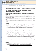 Cover page: Modeling the impact of hepatitis C viral clearance on end‐stage liver disease in an HIV co‐infected cohort with targeted maximum likelihood estimation