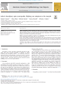 Cover page: Lebers hereditary optic neuropathy: Shifting our attention to the macula.