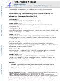 Cover page: The Relationship Between Family Socioeconomic Status and Adolescent Sleep and Diurnal Cortisol.