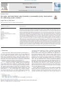 Cover page: Are intra- and inter-basin water transfers a sustainable policy intervention for addressing water scarcity?