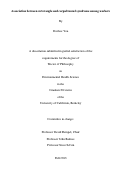 Cover page: Association between wrist angle and carpal tunnel syndrome among workers