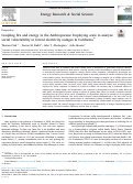 Cover page: Coupling fire and energy in the Anthropocene: Deploying scale to analyze social vulnerability to forced electricity outages in California