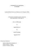 Cover page: Loglinear Model Selection and Inference for Contingency Tables