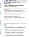 Cover page: A Modular Approach to Vocal Learning: Disentangling the Diversity of a Complex Behavioral Trait