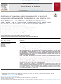 Cover page: Modification of temperature-related human mortality by area-level socioeconomic and demographic characteristics in Latin American cities