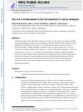 Cover page: The role of maltreatment in the development of coping strategies.