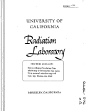 Cover page: Radioactive Isotopes of the Rare Earth Elements II. Neodymium