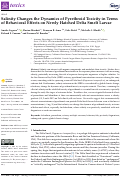 Cover page: Salinity Changes the Dynamics of Pyrethroid Toxicity in Terms of Behavioral Effects on Newly Hatched Delta Smelt Larvae