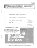 Cover page: RADIATION CHEMISTRY OF HEAVY PARTICLE TRACKS. II.. THE FRICKE DOSIMETER SYSTEM