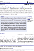 Cover page: Analyses of publicly available Hungatella hathewayi genomes revealed genetic distances indicating they belong to more than one species