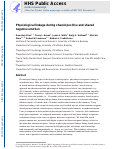 Cover page: Physiological Linkage During Shared Positive and Shared Negative Emotion