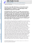 Cover page: Body Mass Index (BMI), BMI Change, and Overall Survival in Patients With SCLC and NSCLC: A Pooled Analysis of the International Lung Cancer Consortium