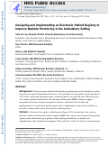 Cover page: Designing and Implementing an Electronic Patient Registry to Improve Warfarin Monitoring in the Ambulatory Setting