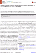 Cover page: Finished Genome Sequences of Xanthomonas fragariae, the Cause of Bacterial Angular Leaf Spot of Strawberry