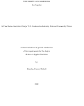 Cover page: A Time Series Analysis of Major U.S. Construction Industry Material Commodity Prices