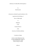 Cover page: Mechanics of Confined Microbial Populations