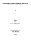 Cover page: Theorizing the ghetto: The intersection of resources, psychology, and oppression in the construction of Black identity and consciousness