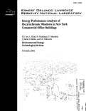 Cover page: Energy performance analysis of electrochromic windows in New York commercial office buildings