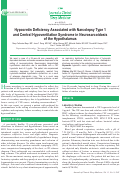 Cover page: Hypocretin Deficiency Associated with Narcolepsy Type 1 and Central Hypoventilation Syndrome in Neurosarcoidosis of the Hypothalamus.