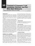 Cover page: Treatment of cutaneous T cell lymphoma, psoriasis and port wine stain birthmarks