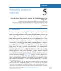 Cover page: Chapter 5 Refractory plasmonic materials