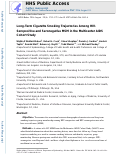 Cover page: Long-Term Cigarette Smoking Trajectories Among HIV-Seropositive and Seronegative MSM in the Multicenter AIDS Cohort Study