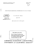 Cover page: STRUCTURE AND MECHANICAL PROPERTIES OP Fe-Ni-Co-C STEELS