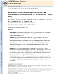 Cover page: Frontal plane knee mechanics and medial cartilage MR relaxation times in individuals with ACL reconstruction: A pilot study