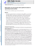 Cover page: Meta-analysis uncovers genome-wide significant variants for rapid kidney function decline