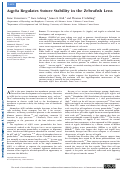 Cover page: Aqp0a Regulates Suture Stability in the Zebrafish Lens