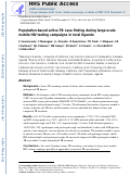 Cover page: Implementation and Operational Research