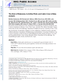 Cover page: The Risk of Melanoma in Airline Pilots and Cabin Crew: A Meta-analysis