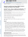 Cover page: Hypertension-Mediated Organ Damage: Prevalence, Correlates, and Prognosis in the Community