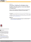 Cover page: Correction: A Method for Multiplex Gene Synthesis Employing Error Correction Based on Expression