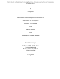 Cover page: Public Health in Rural India: Exploring Sanitation Outcomes and the Role of Community Health Workers