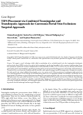 Cover page: TIPS Placement via Combined Transjugular and Transhepatic Approach for Cavernous Portal Vein Occlusion: Targeted Approach.