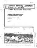 Cover page: Contaminant Plume Monitoring Adjacent to the Kesterson Reservoir, California