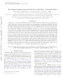 Cover page: Electromagnetic Signatures from the Tidal Tail of a Black Hole—Neutron Star Merger