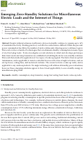Cover page: Emerging Zero-Standby Solutions for Miscellaneous Electric Loads and the Internet of Things