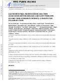 Cover page: Gastrointestinal Manifestations and Their Association with Neurologic and Sleep Problems in Long COVID-19 Minority Patients: A Prospective Follow-Up Study.