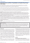 Cover page: Sleep Disturbances and Risk of Hospitalization and Inpatient Days Among Older Women.