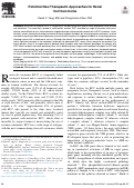 Cover page: Potential New Therapeutic Approaches for Renal Cell Carcinoma