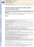 Cover page: Estimation of Fish and ω‐3 Fatty Acid Intake in Pediatric Nonalcoholic Fatty Liver Disease