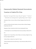 Cover page: Dimensionality-Mediated Semimetal-Semiconductor Transition in Ultrathin PtTe2 Films