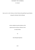 Cover page: One Law for Us All: A History of Social Cohesion through Shared Legal Tradition Among the Abrahamic Faiths in Ethiopia