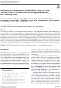 Cover page: Intolerance of Uncertainty and Health-Related Anxiety in Youth amid the COVID-19 Pandemic: Understanding and Weathering the Continuing Storm